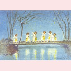 Six angels with lanterns